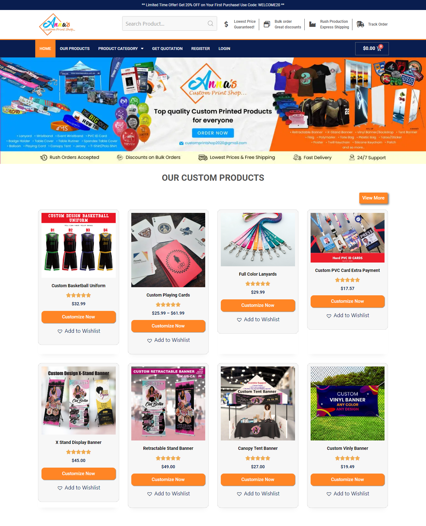 Annas custom print shop